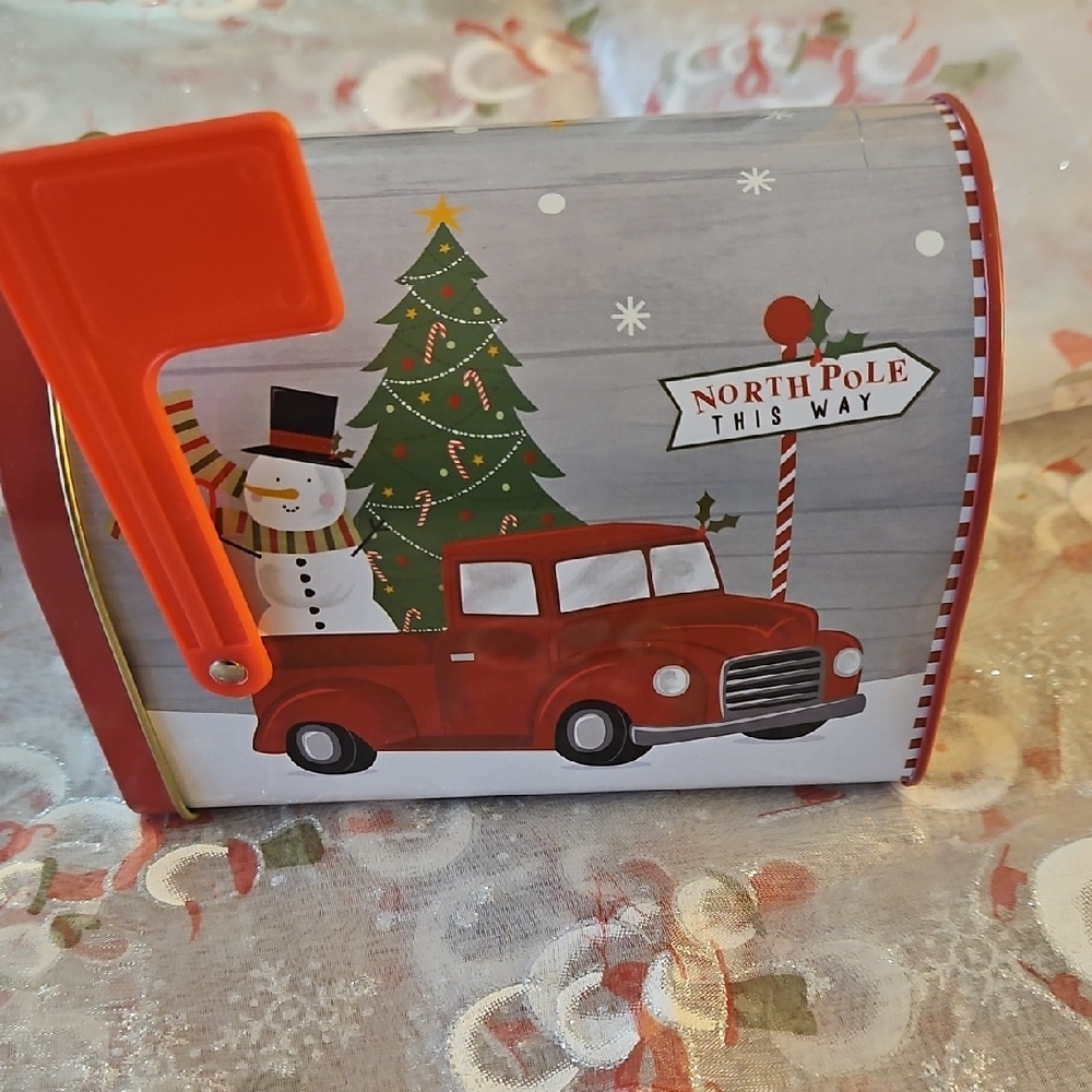 3 For $10 Christmas Mailbox with Red Truck and Snowman